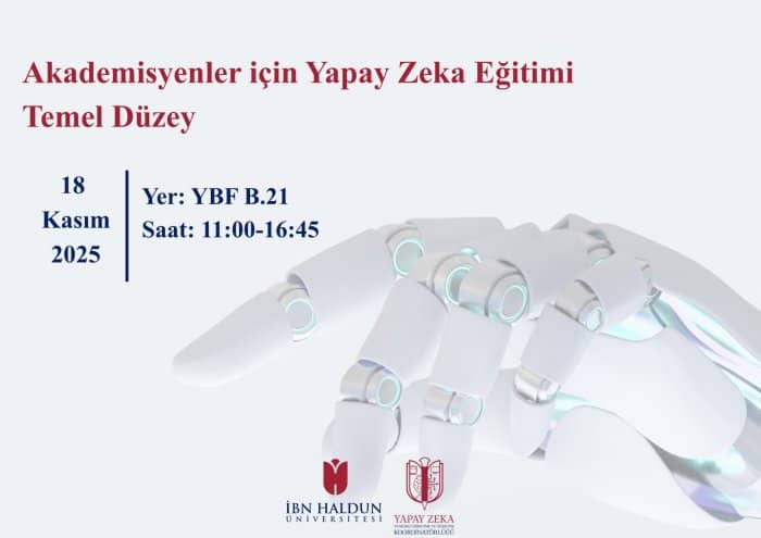 Akademisyenler için Yapay Zeka Eğitimi - Temel Düzey